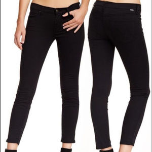 NWT Mother The Looker Skinny Ankle Jean Black Sz30